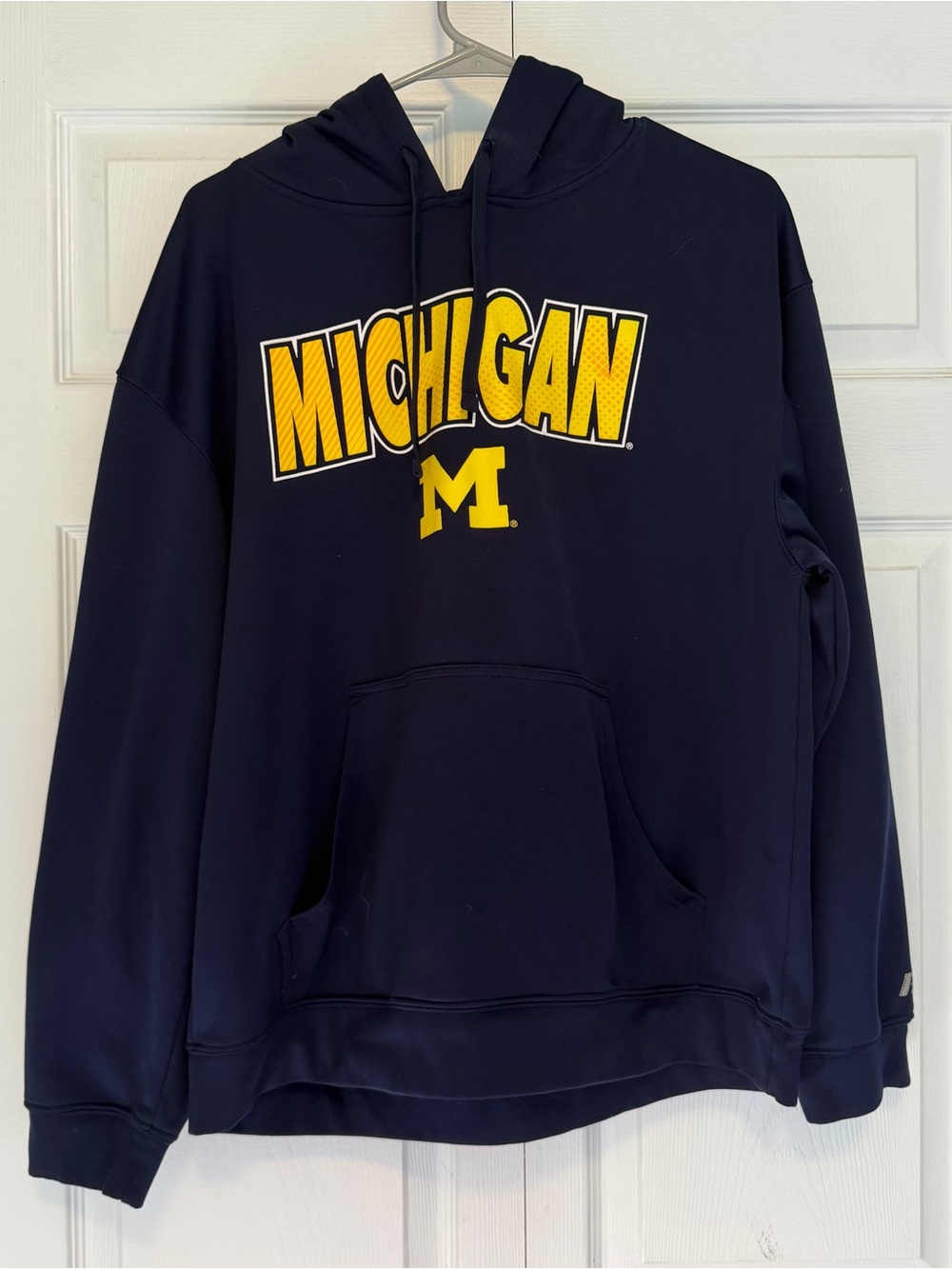 University of Michigan Navy & Yellow Hoodie with Block M